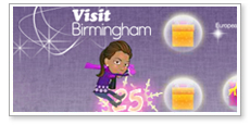Online game design for Visit Birmingham
